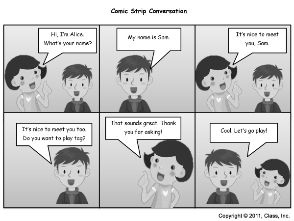 Comic Strip Conversations